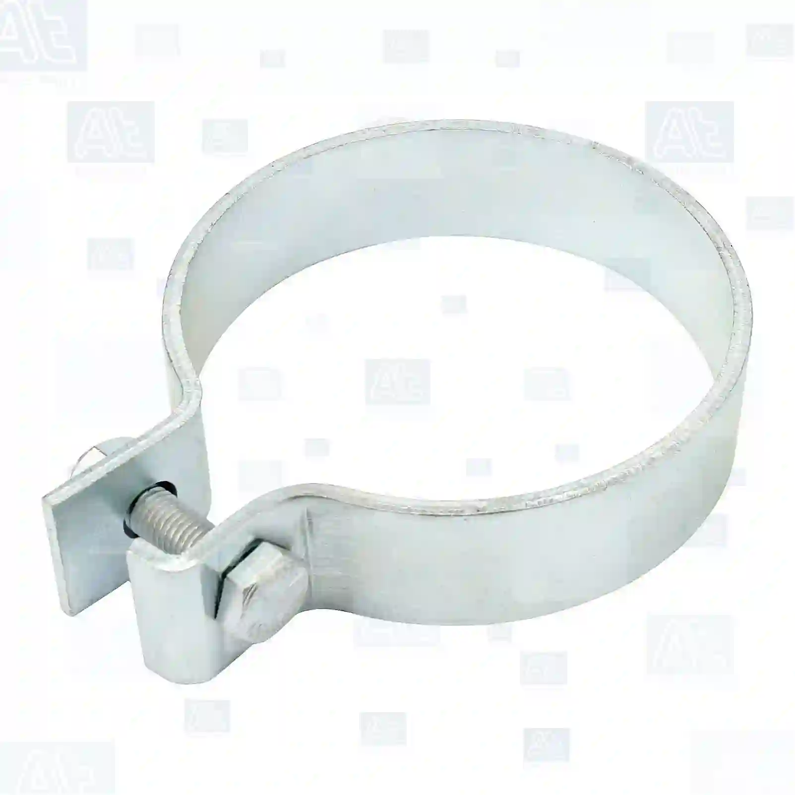 Exhaust Pipe, front Clamp, at no: 77706086 ,  oem no:1701991, 1702279, 805191, 00179551, 81974202017, 83974200500, 91974200161, 071555104501, 9404920240, 180140700, 179-3400112-07, 179-3400160-10, ZG10268-0008 At Spare Part | Engine, Accelerator Pedal, Camshaft, Connecting Rod, Crankcase, Crankshaft, Cylinder Head, Engine Suspension Mountings, Exhaust Manifold, Exhaust Gas Recirculation, Filter Kits, Flywheel Housing, General Overhaul Kits, Engine, Intake Manifold, Oil Cleaner, Oil Cooler, Oil Filter, Oil Pump, Oil Sump, Piston & Liner, Sensor & Switch, Timing Case, Turbocharger, Cooling System, Belt Tensioner, Coolant Filter, Coolant Pipe, Corrosion Prevention Agent, Drive, Expansion Tank, Fan, Intercooler, Monitors & Gauges, Radiator, Thermostat, V-Belt / Timing belt, Water Pump, Fuel System, Electronical Injector Unit, Feed Pump, Fuel Filter, cpl., Fuel Gauge Sender,  Fuel Line, Fuel Pump, Fuel Tank, Injection Line Kit, Injection Pump, Exhaust System, Clutch & Pedal, Gearbox, Propeller Shaft, Axles, Brake System, Hubs & Wheels, Suspension, Leaf Spring, Universal Parts / Accessories, Steering, Electrical System, Cabin