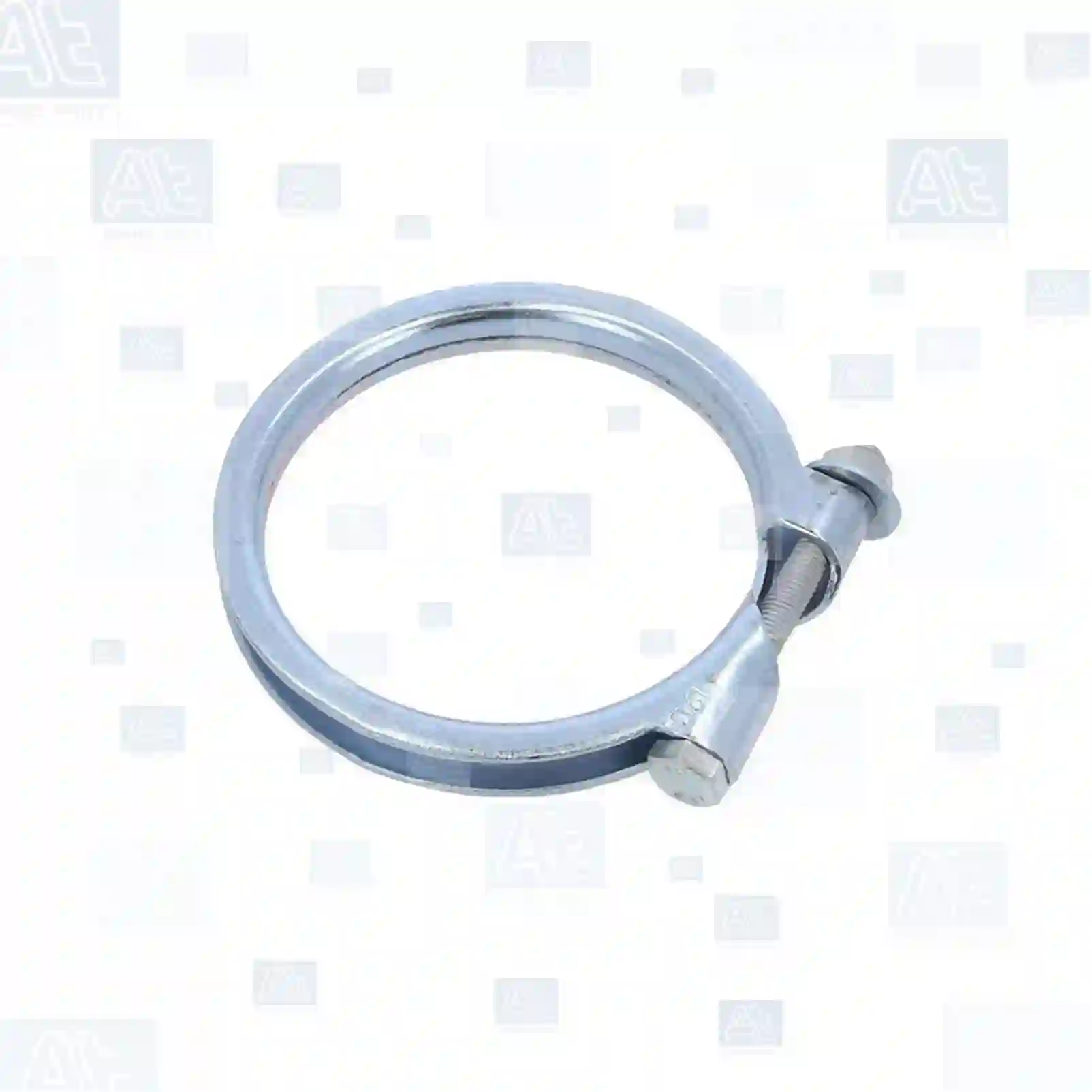 Exhaust Pipe, front Clamp, at no: 77706174 ,  oem no:1512843, 1335720, 1589141, ZG10258-0008 At Spare Part | Engine, Accelerator Pedal, Camshaft, Connecting Rod, Crankcase, Crankshaft, Cylinder Head, Engine Suspension Mountings, Exhaust Manifold, Exhaust Gas Recirculation, Filter Kits, Flywheel Housing, General Overhaul Kits, Engine, Intake Manifold, Oil Cleaner, Oil Cooler, Oil Filter, Oil Pump, Oil Sump, Piston & Liner, Sensor & Switch, Timing Case, Turbocharger, Cooling System, Belt Tensioner, Coolant Filter, Coolant Pipe, Corrosion Prevention Agent, Drive, Expansion Tank, Fan, Intercooler, Monitors & Gauges, Radiator, Thermostat, V-Belt / Timing belt, Water Pump, Fuel System, Electronical Injector Unit, Feed Pump, Fuel Filter, cpl., Fuel Gauge Sender,  Fuel Line, Fuel Pump, Fuel Tank, Injection Line Kit, Injection Pump, Exhaust System, Clutch & Pedal, Gearbox, Propeller Shaft, Axles, Brake System, Hubs & Wheels, Suspension, Leaf Spring, Universal Parts / Accessories, Steering, Electrical System, Cabin