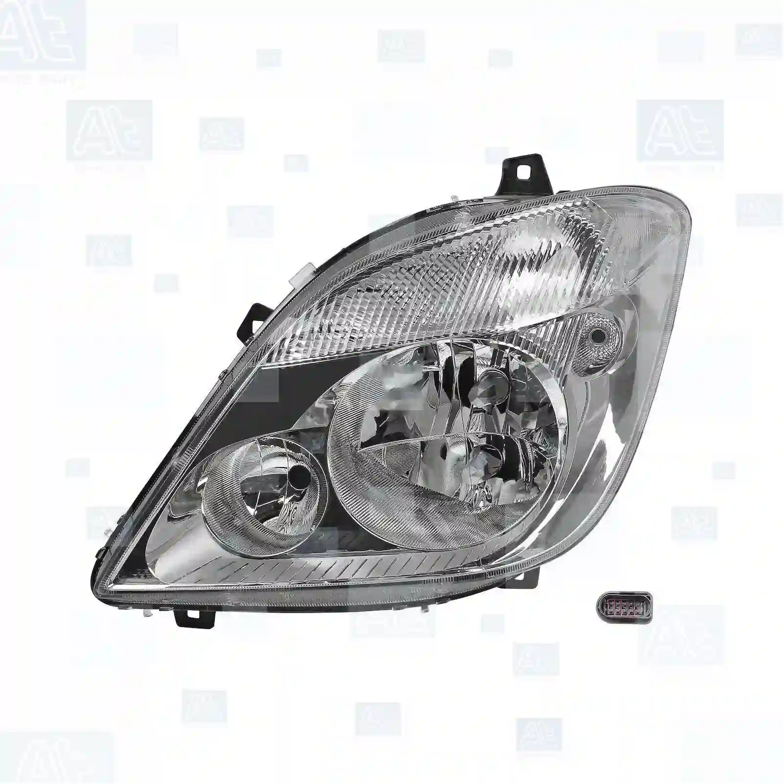 Headlamp Headlamp, left, without bulbs, with fog lamp, at no: 77712012 ,  oem no:9068200761, , At Spare Part | Engine, Accelerator Pedal, Camshaft, Connecting Rod, Crankcase, Crankshaft, Cylinder Head, Engine Suspension Mountings, Exhaust Manifold, Exhaust Gas Recirculation, Filter Kits, Flywheel Housing, General Overhaul Kits, Engine, Intake Manifold, Oil Cleaner, Oil Cooler, Oil Filter, Oil Pump, Oil Sump, Piston & Liner, Sensor & Switch, Timing Case, Turbocharger, Cooling System, Belt Tensioner, Coolant Filter, Coolant Pipe, Corrosion Prevention Agent, Drive, Expansion Tank, Fan, Intercooler, Monitors & Gauges, Radiator, Thermostat, V-Belt / Timing belt, Water Pump, Fuel System, Electronical Injector Unit, Feed Pump, Fuel Filter, cpl., Fuel Gauge Sender,  Fuel Line, Fuel Pump, Fuel Tank, Injection Line Kit, Injection Pump, Exhaust System, Clutch & Pedal, Gearbox, Propeller Shaft, Axles, Brake System, Hubs & Wheels, Suspension, Leaf Spring, Universal Parts / Accessories, Steering, Electrical System, Cabin
