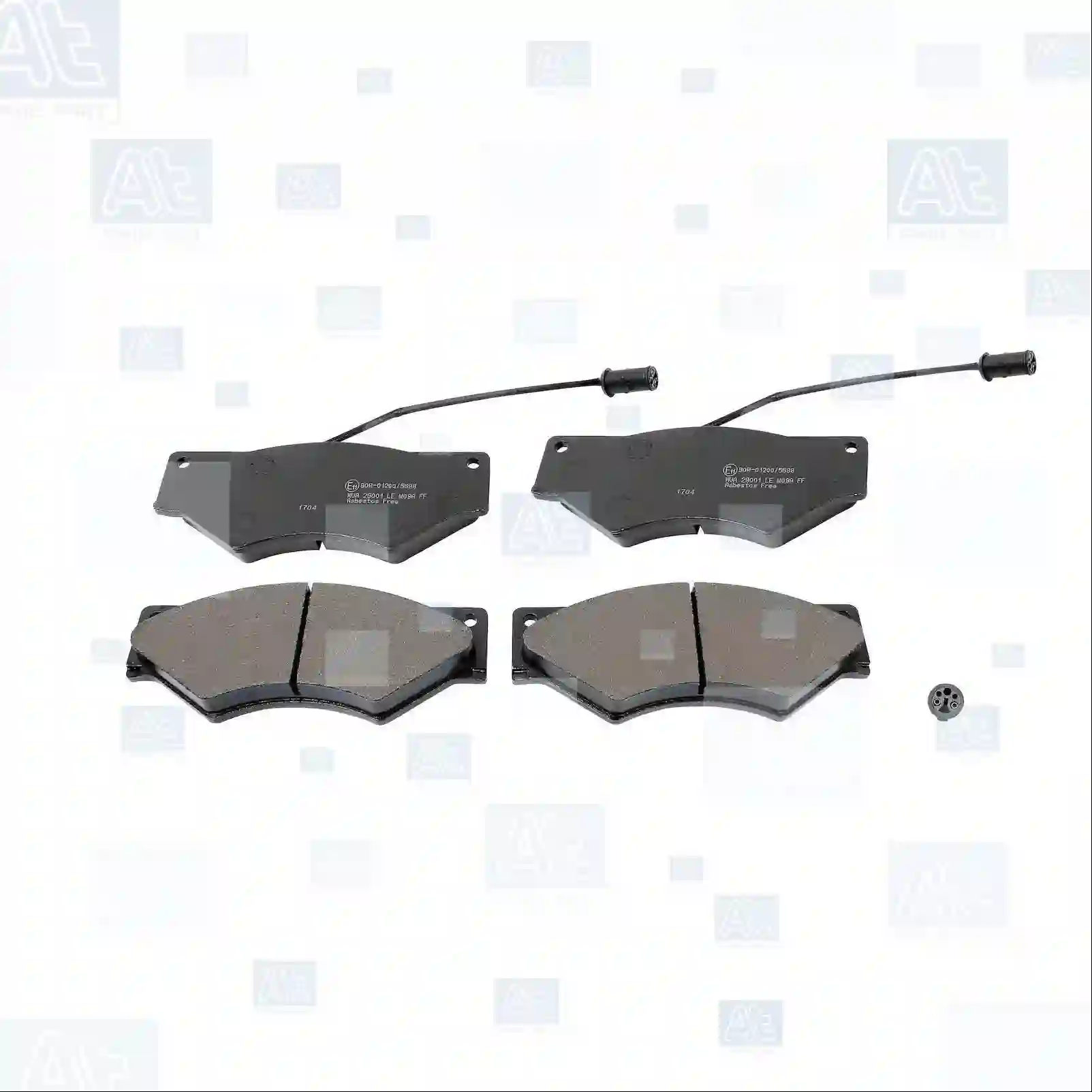 Brake Disc Disc brake pad kit, at no: 77716203 ,  oem no:01906183, 01906264, 1906183, 1906264 At Spare Part | Engine, Accelerator Pedal, Camshaft, Connecting Rod, Crankcase, Crankshaft, Cylinder Head, Engine Suspension Mountings, Exhaust Manifold, Exhaust Gas Recirculation, Filter Kits, Flywheel Housing, General Overhaul Kits, Engine, Intake Manifold, Oil Cleaner, Oil Cooler, Oil Filter, Oil Pump, Oil Sump, Piston & Liner, Sensor & Switch, Timing Case, Turbocharger, Cooling System, Belt Tensioner, Coolant Filter, Coolant Pipe, Corrosion Prevention Agent, Drive, Expansion Tank, Fan, Intercooler, Monitors & Gauges, Radiator, Thermostat, V-Belt / Timing belt, Water Pump, Fuel System, Electronical Injector Unit, Feed Pump, Fuel Filter, cpl., Fuel Gauge Sender,  Fuel Line, Fuel Pump, Fuel Tank, Injection Line Kit, Injection Pump, Exhaust System, Clutch & Pedal, Gearbox, Propeller Shaft, Axles, Brake System, Hubs & Wheels, Suspension, Leaf Spring, Universal Parts / Accessories, Steering, Electrical System, Cabin