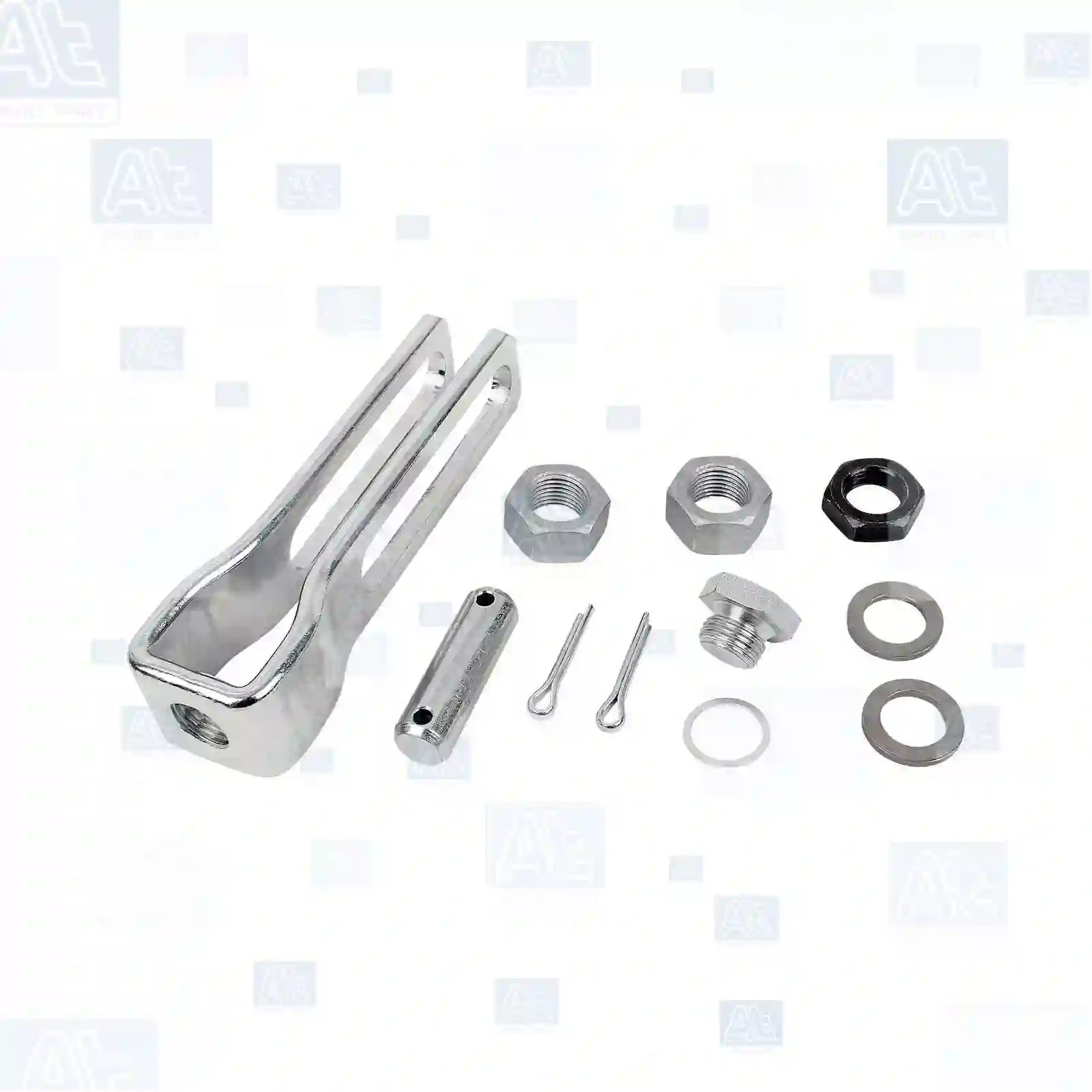 Brake Cylinders Mounting kit, link yoke, brake cylinder, at no: 77716390 ,  oem no:1325357 At Spare Part | Engine, Accelerator Pedal, Camshaft, Connecting Rod, Crankcase, Crankshaft, Cylinder Head, Engine Suspension Mountings, Exhaust Manifold, Exhaust Gas Recirculation, Filter Kits, Flywheel Housing, General Overhaul Kits, Engine, Intake Manifold, Oil Cleaner, Oil Cooler, Oil Filter, Oil Pump, Oil Sump, Piston & Liner, Sensor & Switch, Timing Case, Turbocharger, Cooling System, Belt Tensioner, Coolant Filter, Coolant Pipe, Corrosion Prevention Agent, Drive, Expansion Tank, Fan, Intercooler, Monitors & Gauges, Radiator, Thermostat, V-Belt / Timing belt, Water Pump, Fuel System, Electronical Injector Unit, Feed Pump, Fuel Filter, cpl., Fuel Gauge Sender,  Fuel Line, Fuel Pump, Fuel Tank, Injection Line Kit, Injection Pump, Exhaust System, Clutch & Pedal, Gearbox, Propeller Shaft, Axles, Brake System, Hubs & Wheels, Suspension, Leaf Spring, Universal Parts / Accessories, Steering, Electrical System, Cabin