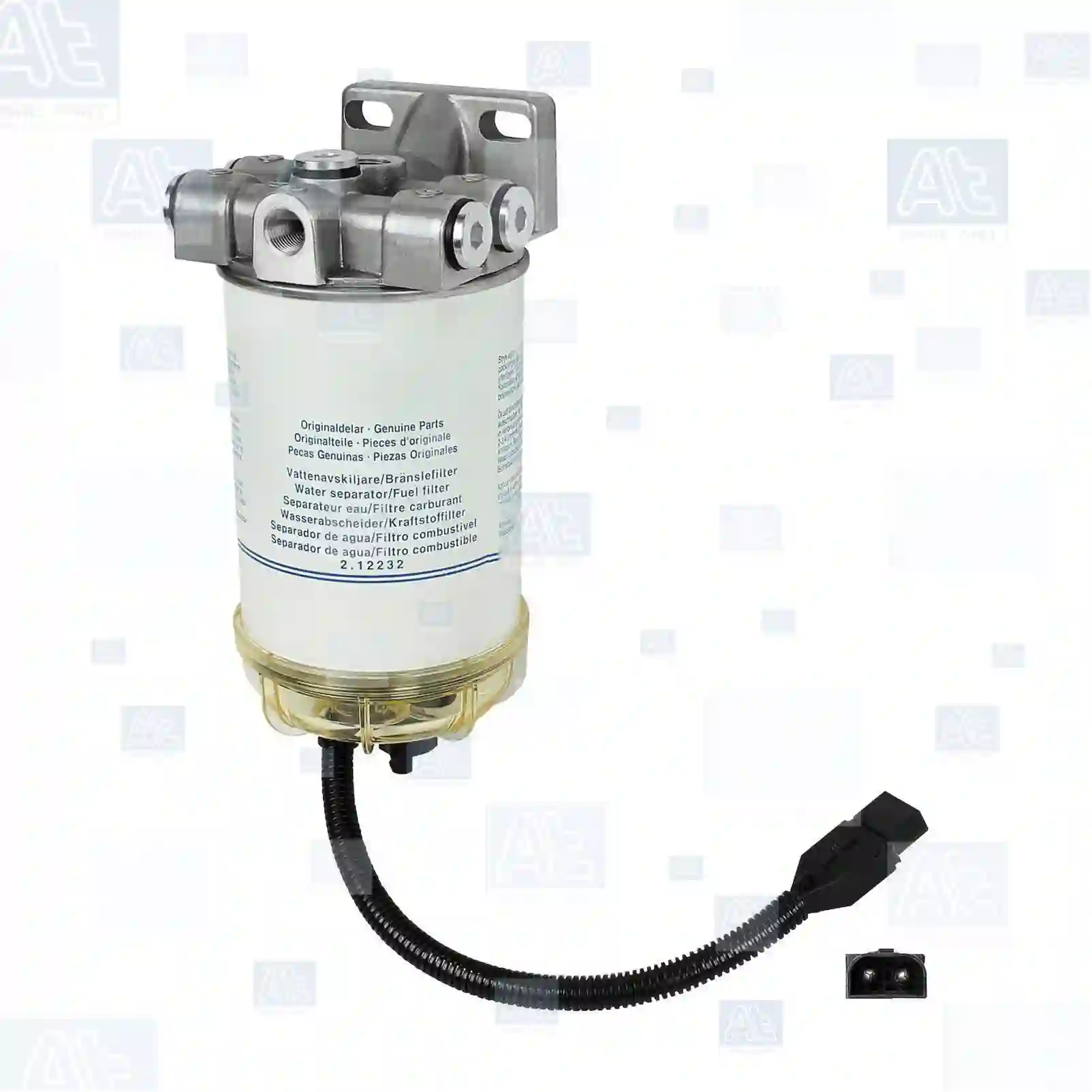 Fuel Filter, cpl. Fuel filter, water separator, complete - fuel preheater, at no: 77723958 ,  oem no:8159974 At Spare Part | Engine, Accelerator Pedal, Camshaft, Connecting Rod, Crankcase, Crankshaft, Cylinder Head, Engine Suspension Mountings, Exhaust Manifold, Exhaust Gas Recirculation, Filter Kits, Flywheel Housing, General Overhaul Kits, Engine, Intake Manifold, Oil Cleaner, Oil Cooler, Oil Filter, Oil Pump, Oil Sump, Piston & Liner, Sensor & Switch, Timing Case, Turbocharger, Cooling System, Belt Tensioner, Coolant Filter, Coolant Pipe, Corrosion Prevention Agent, Drive, Expansion Tank, Fan, Intercooler, Monitors & Gauges, Radiator, Thermostat, V-Belt / Timing belt, Water Pump, Fuel System, Electronical Injector Unit, Feed Pump, Fuel Filter, cpl., Fuel Gauge Sender,  Fuel Line, Fuel Pump, Fuel Tank, Injection Line Kit, Injection Pump, Exhaust System, Clutch & Pedal, Gearbox, Propeller Shaft, Axles, Brake System, Hubs & Wheels, Suspension, Leaf Spring, Universal Parts / Accessories, Steering, Electrical System, Cabin